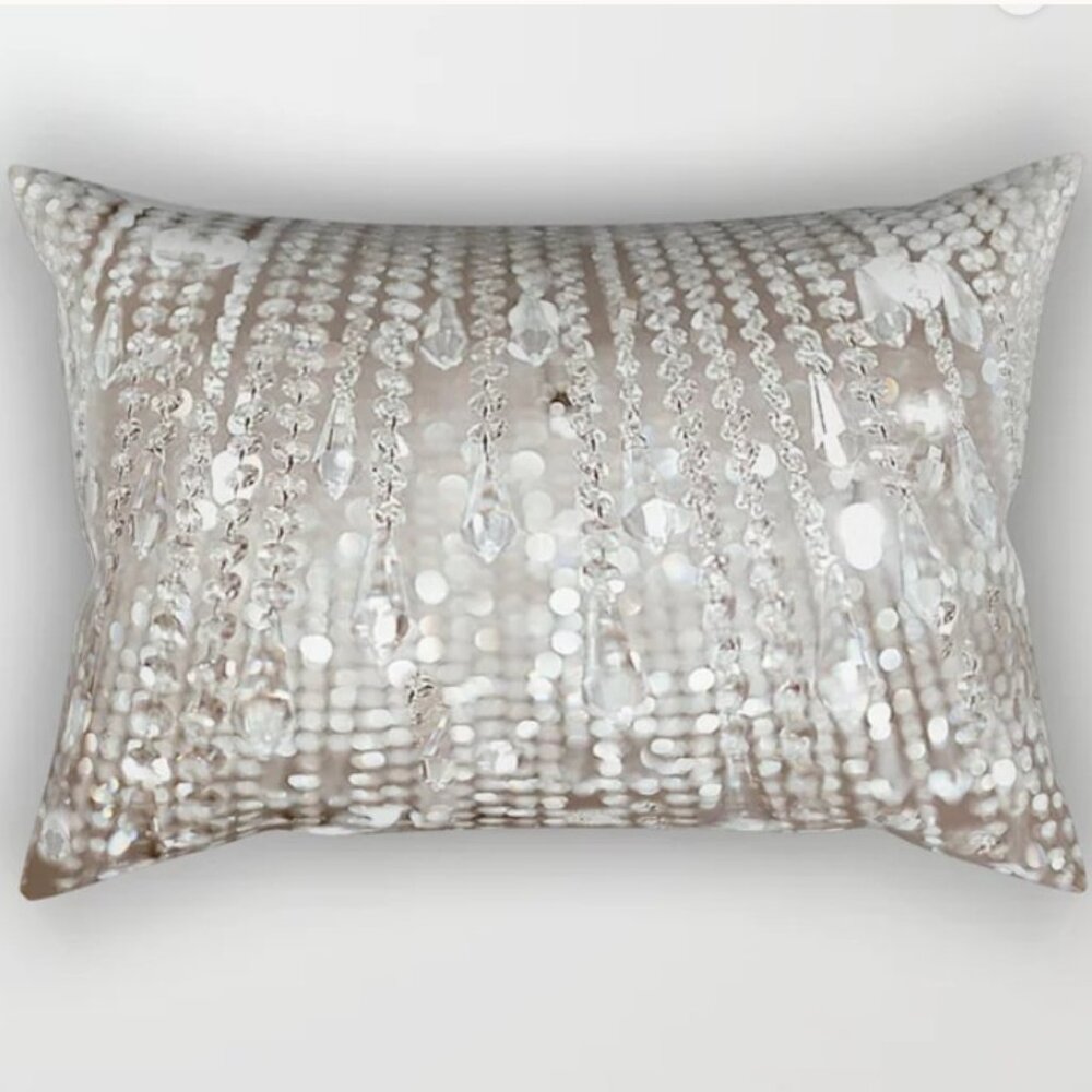 Crystals and Light Throw Pillows (4 pillows and 4 shams - all 17" x 12")